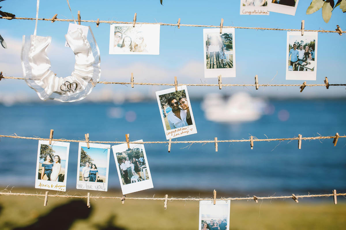 Polaroid photos invités pour mariage